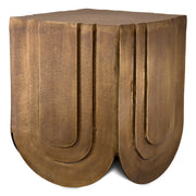 Brass Square Side Table Gubbio | Eichholtz Miami