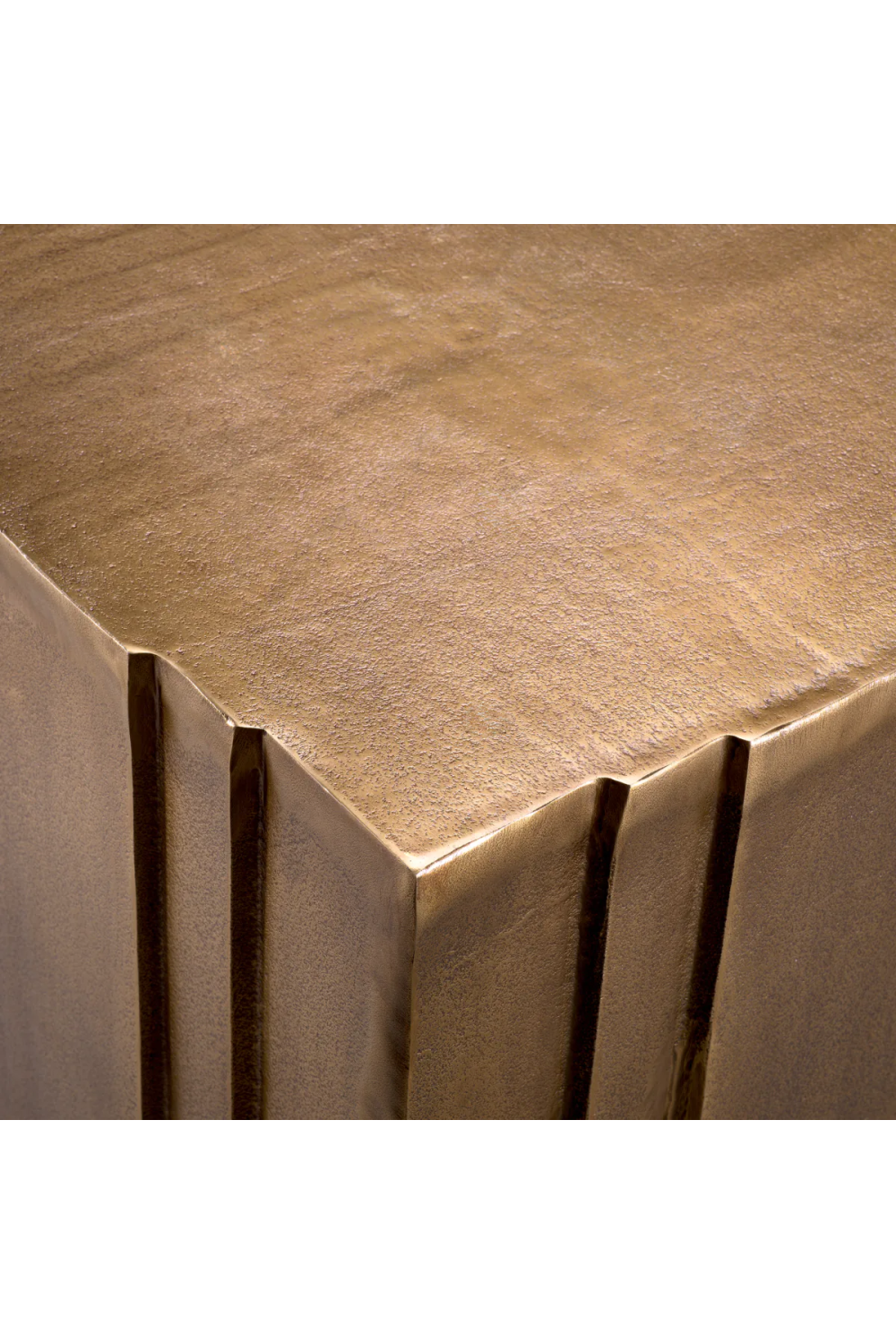 Brass Square Side Table Gubbio | Eichholtz Miami