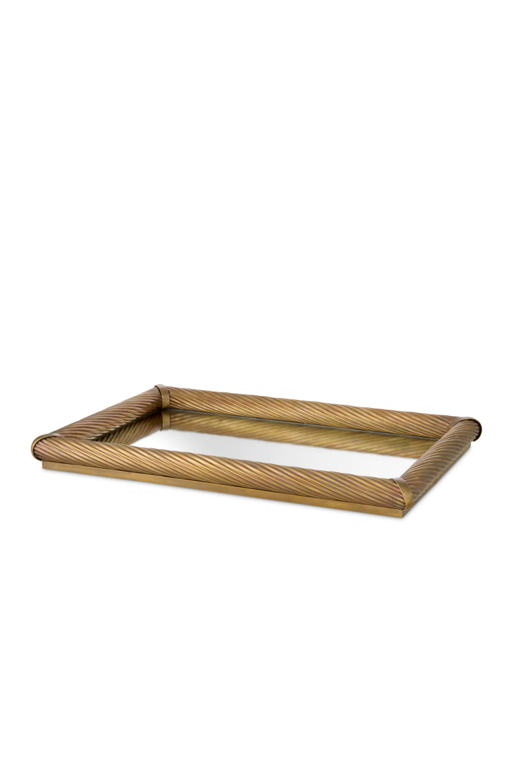 Vintage Brass Rectangular Tray Salvi | Eichholtz Miami
