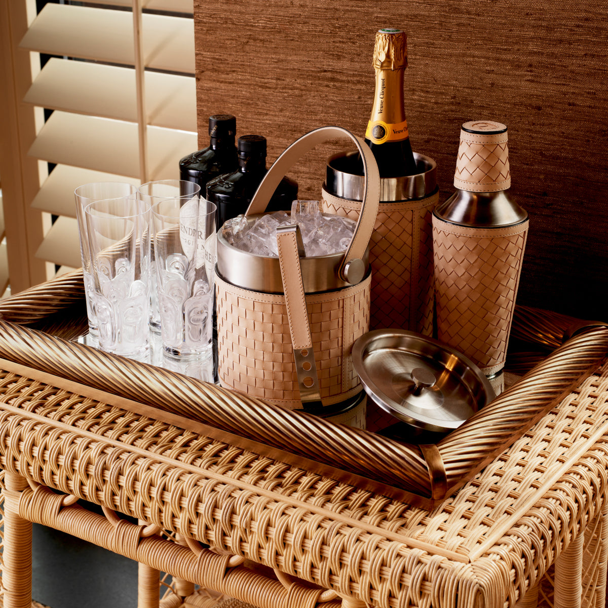 Vintage Brass Rectangular Tray Salvi | Eichholtz Miami