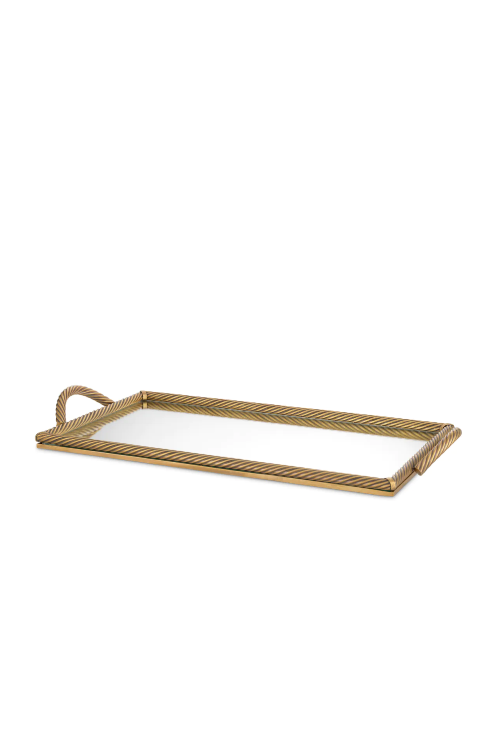 Vintage Brass Rectangular Tray Salvi | Eichholtz Miami