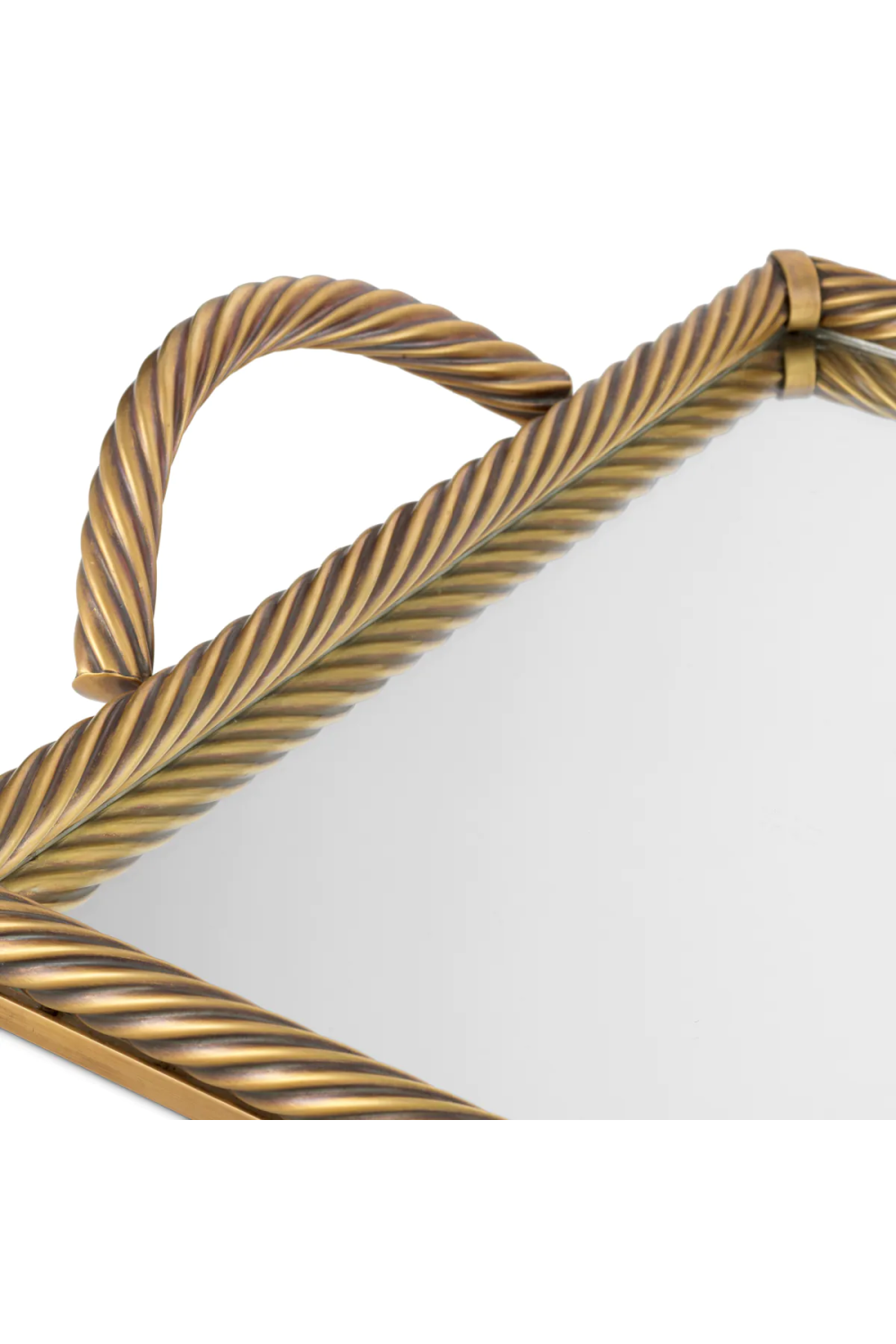 Vintage Brass Rectangular Tray Salvi | Eichholtz Miami