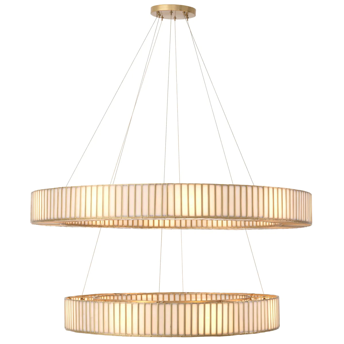 Glass Panes Chandelier Monari | Eichholtz Miami