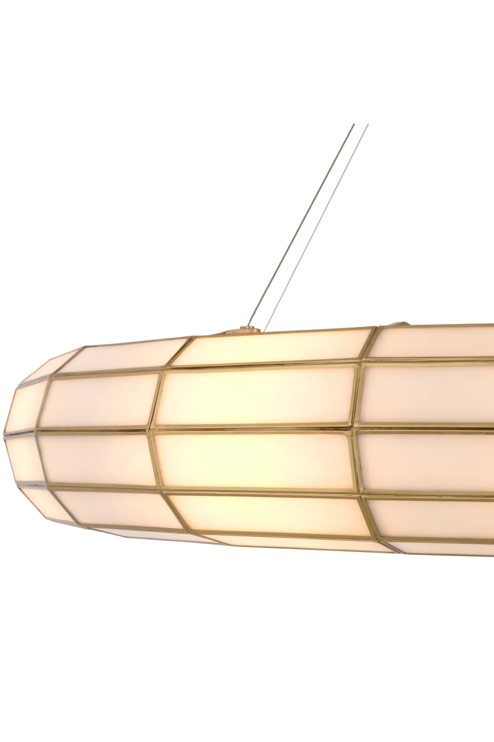 Glass Panels Round Chandelier Ronco | Eichholtz Miami