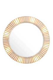 Antique Brass Artisan Mirror Monari | Eichholtz Miami