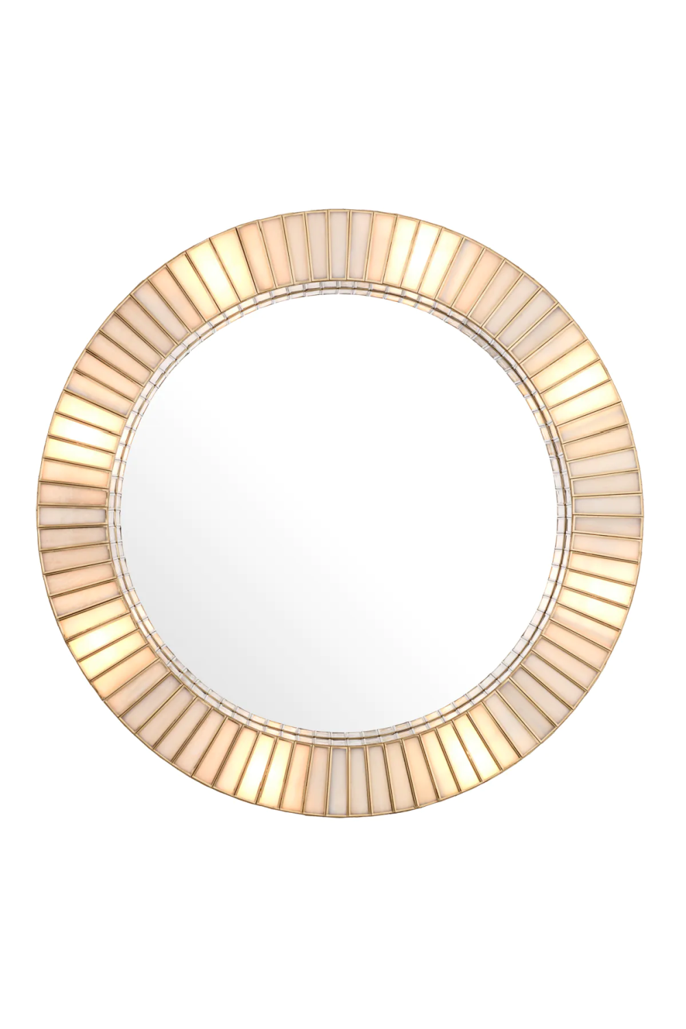 Antique Brass Artisan Mirror Monari | Eichholtz Miami