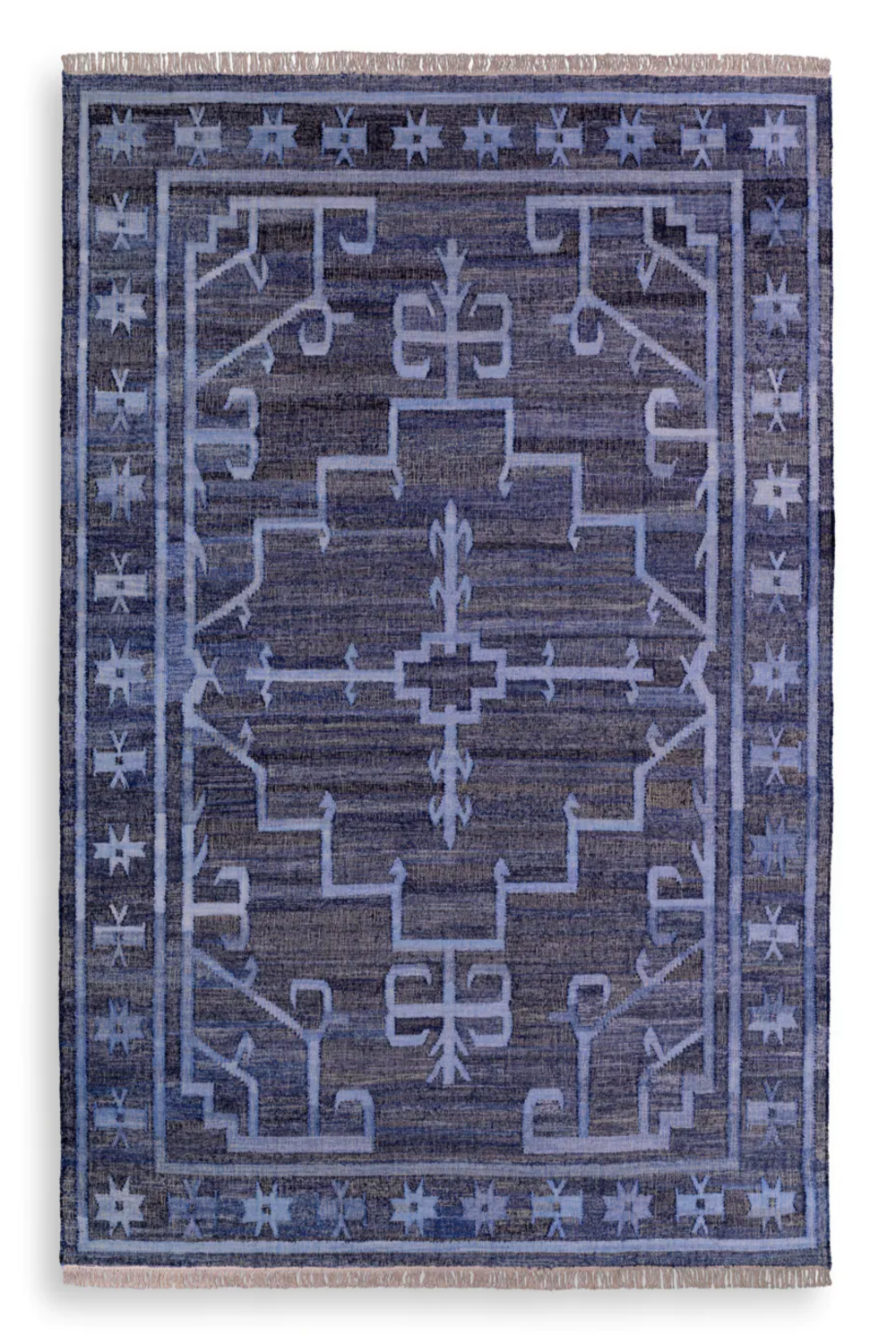 Hand-woven Denim Carpet | Eichholtz Palmaria | Eichholtzmiami.com