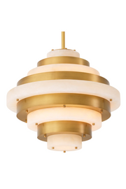 Alabaster Tiered Chandelier Lazzari | Eichholtz Miami