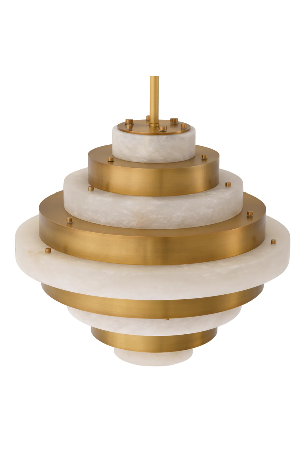 Alabaster Tiered Chandelier Lazzari | Eichholtz Miami
