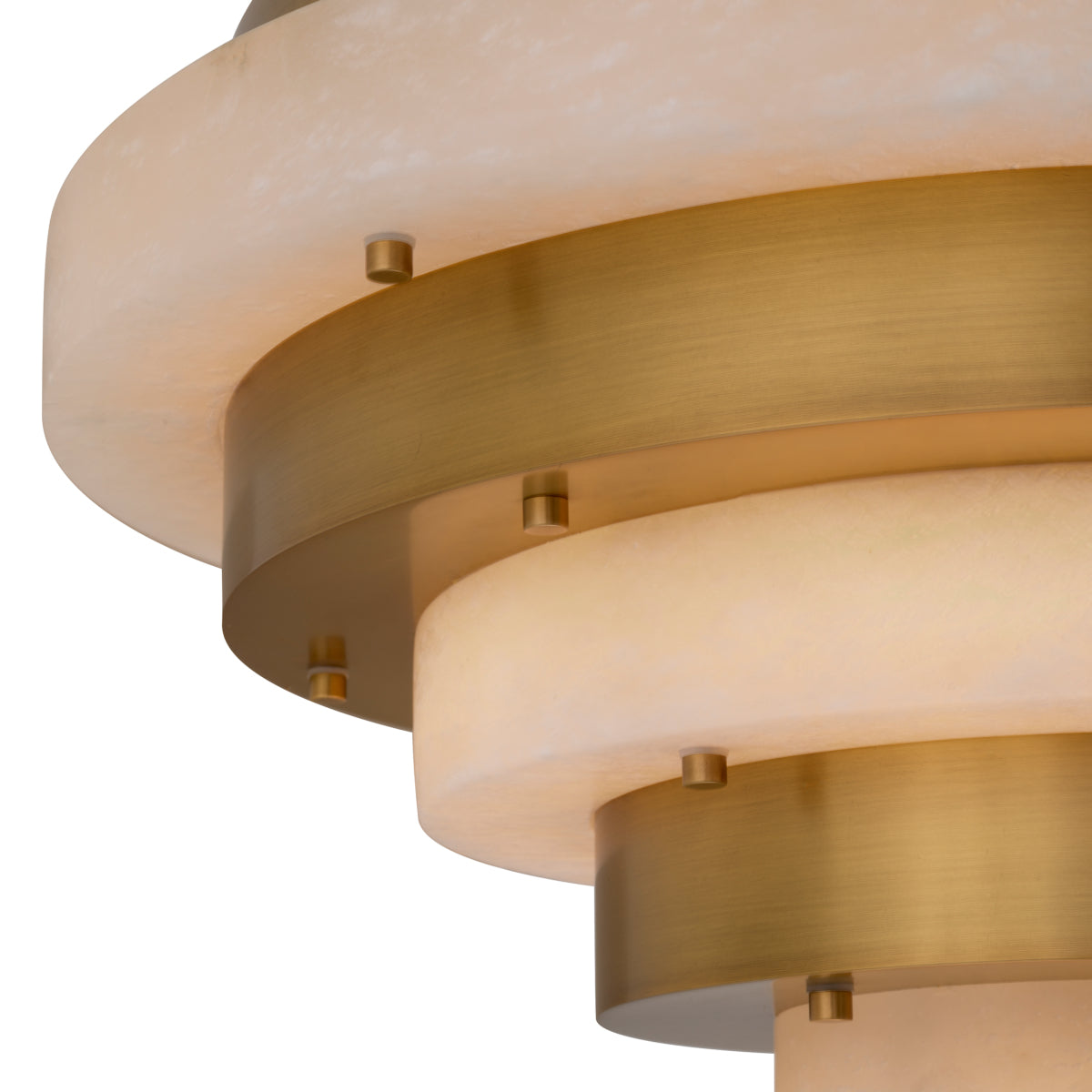 Alabaster Tiered Chandelier Lazzari | Eichholtz Miami