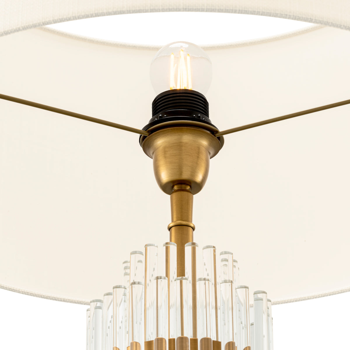 Clear Glass Table Lamp East | Eichholtz Miami