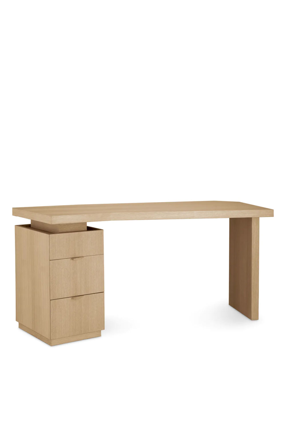 Natural Oak 3-Drawer Desk Sarah | Eichholtz Miami