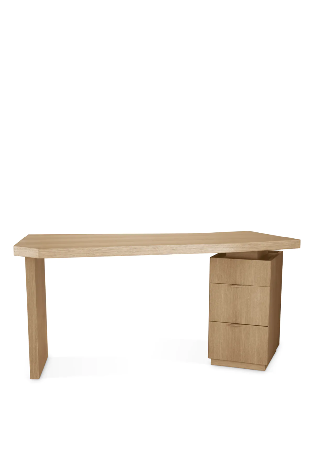 Natural Oak 3-Drawer Desk Sarah | Eichholtz Miami