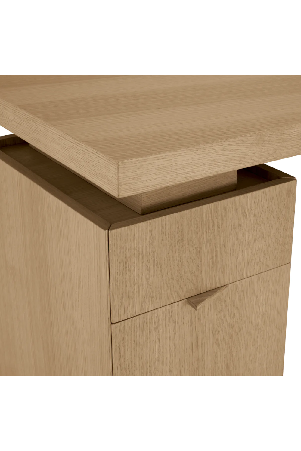 Natural Oak 3-Drawer Desk Sarah | Eichholtz Miami