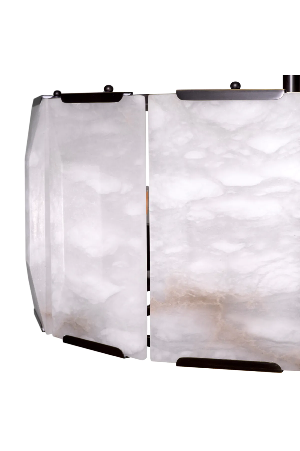 Alabaster Panels Chandelier Ortiz | Eichholtz Miami