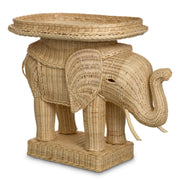 Rattan Sculptural Side Table Elephant | Eichholtz Miami