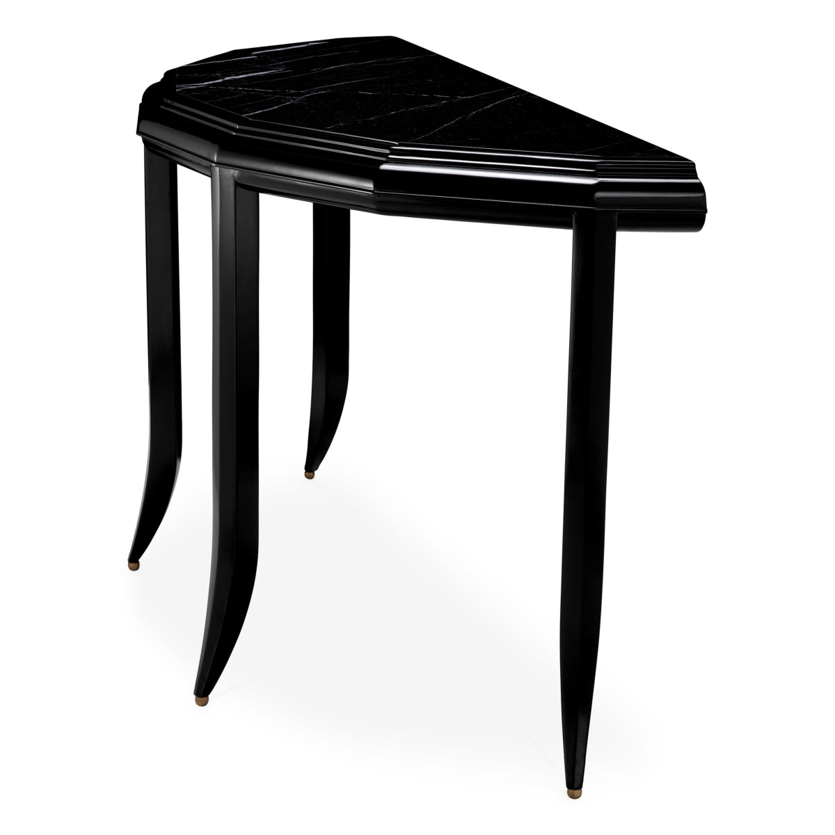 Black Marble Console Table Javier | Eichholtz Miami