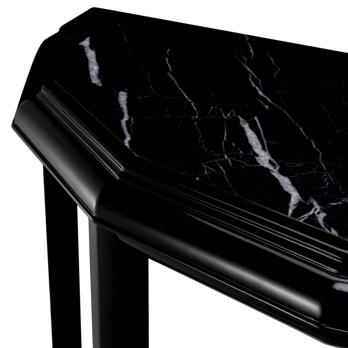 Black Marble Console Table Javier | Eichholtz Miami