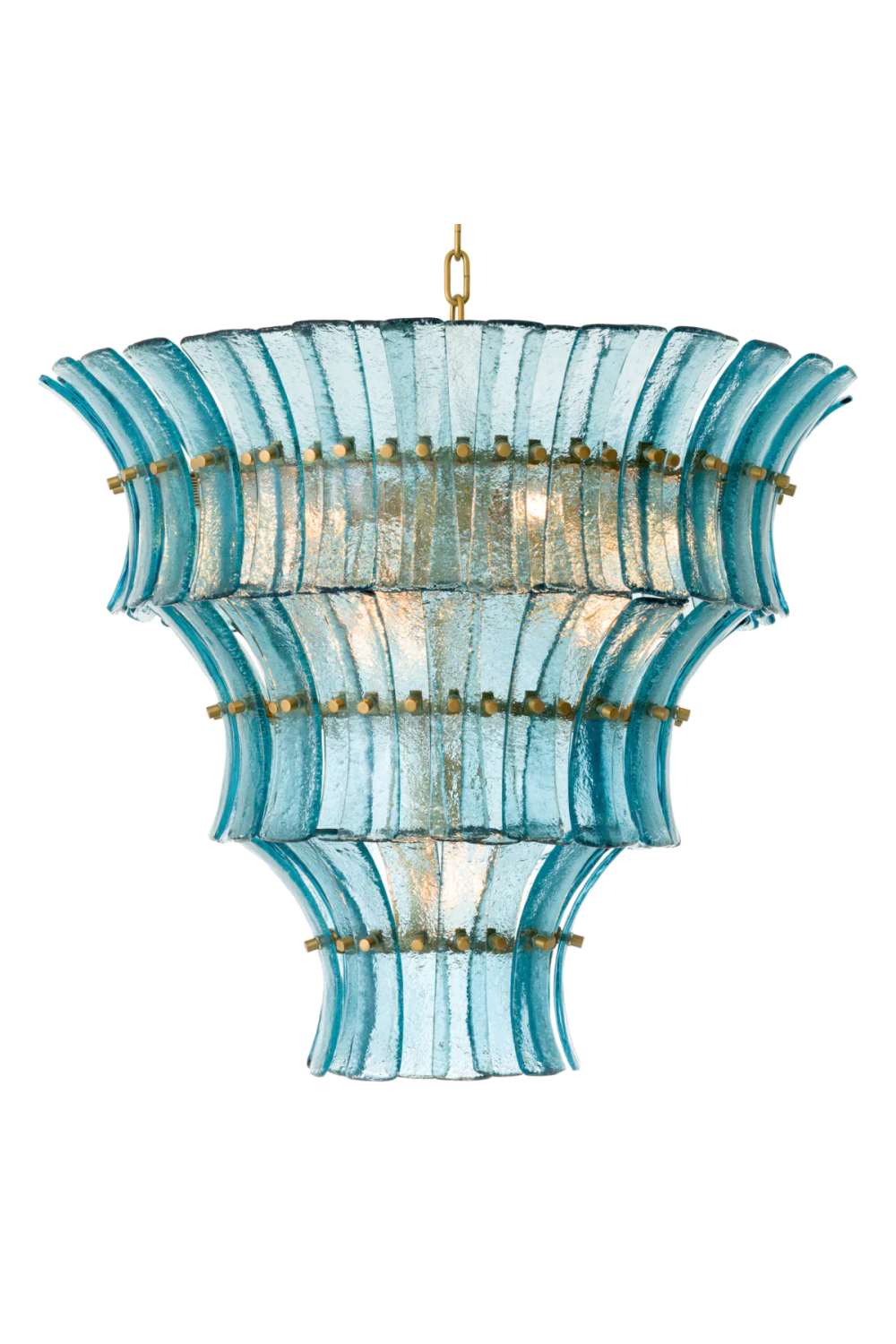 Glass Tiered Chandelier Toscano | Eichholtz Miami