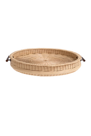 Natural Rattan Round Tray Vimini | Eichholtz Miami