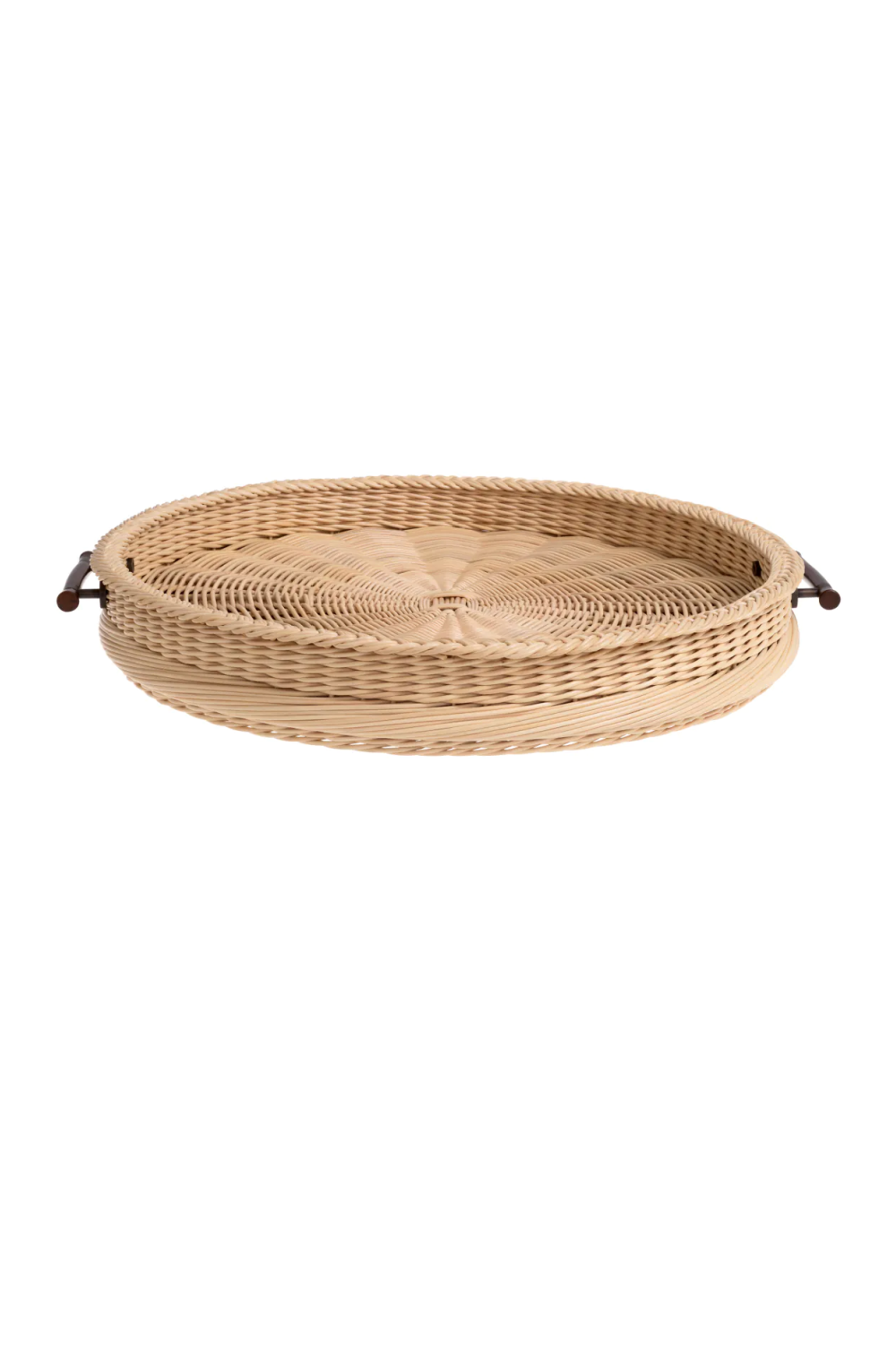 Natural Rattan Round Tray Vimini | Eichholtz Miami