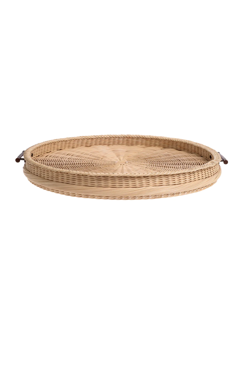 Natural Rattan Round Tray Vimini | Eichholtz Miami