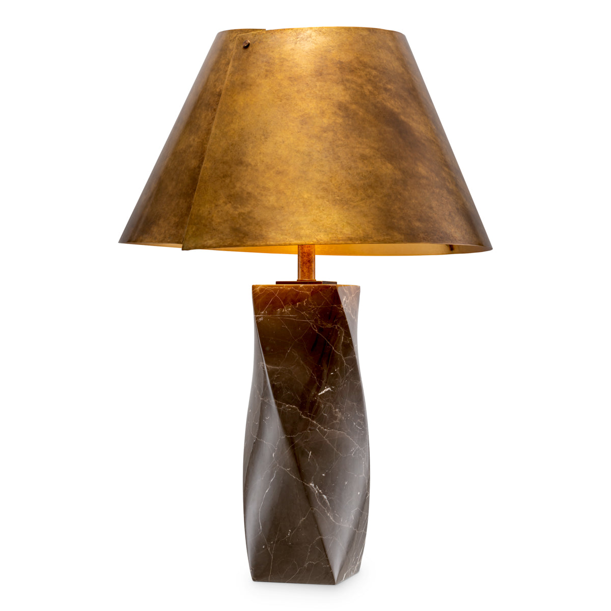 Vintage Brass Table Lamp Camelia | Eichholtz Miami