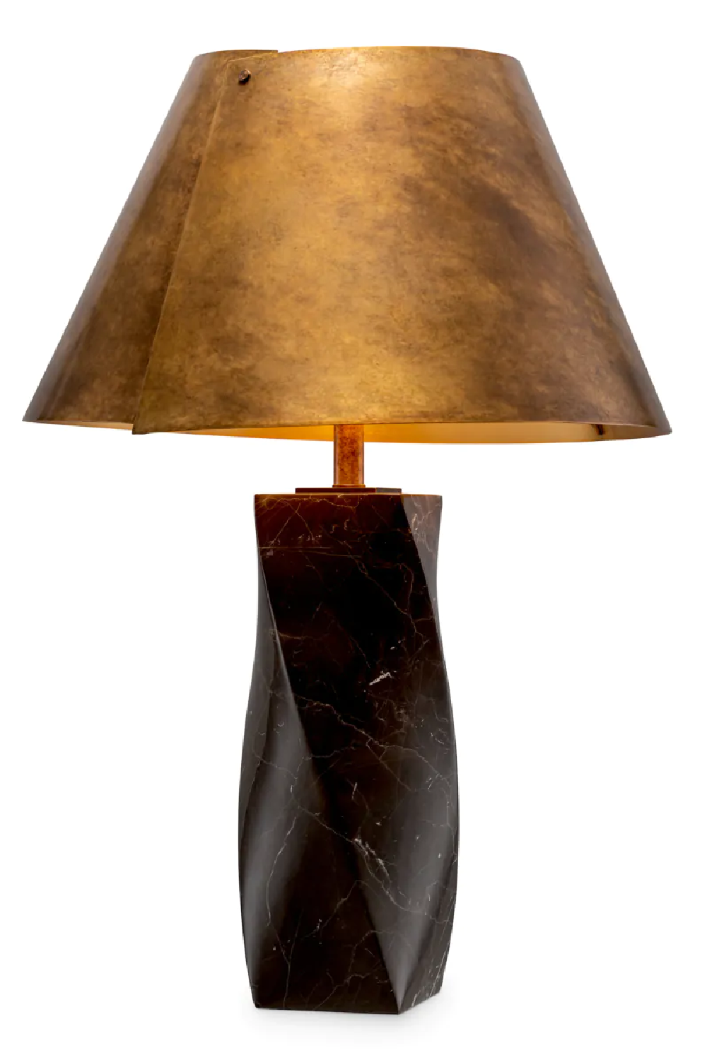 Vintage Brass Table Lamp Camelia | Eichholtz Miami