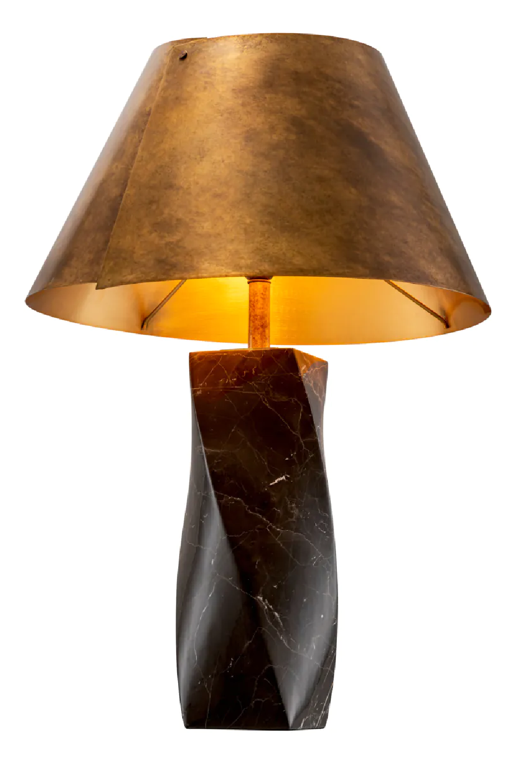 Vintage Brass Table Lamp Camelia | Eichholtz Miami
