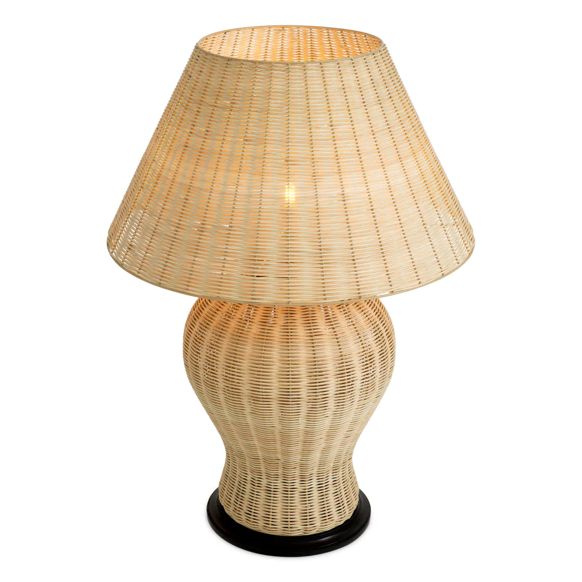 Natural Rattan Table Lamp Dupointt | Eichholtz Miami