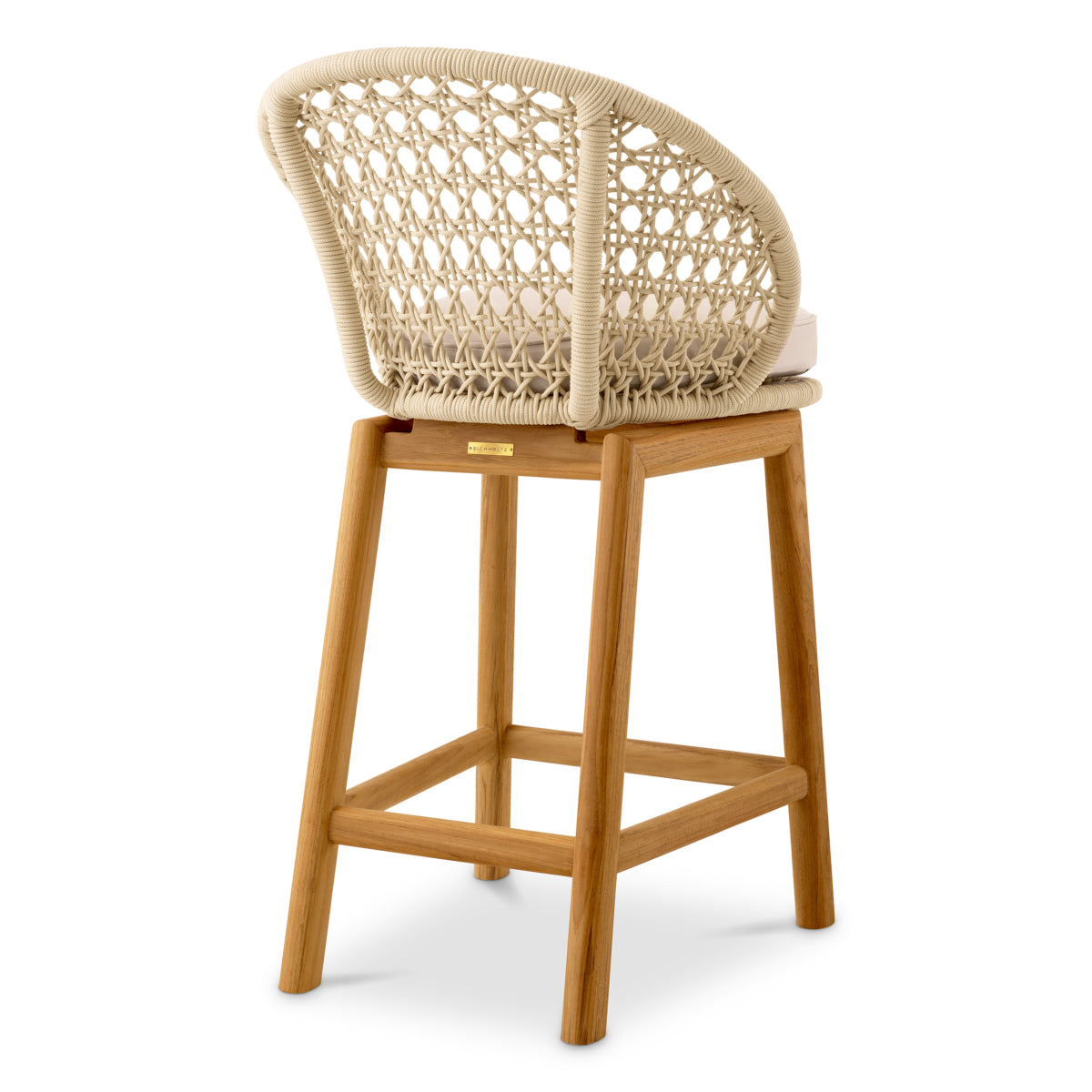 Weave Outdoor Counter Stool Trinity | Eichholtz Miami