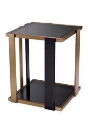 Black Glass Side Table Clio | Eichholtz Miami