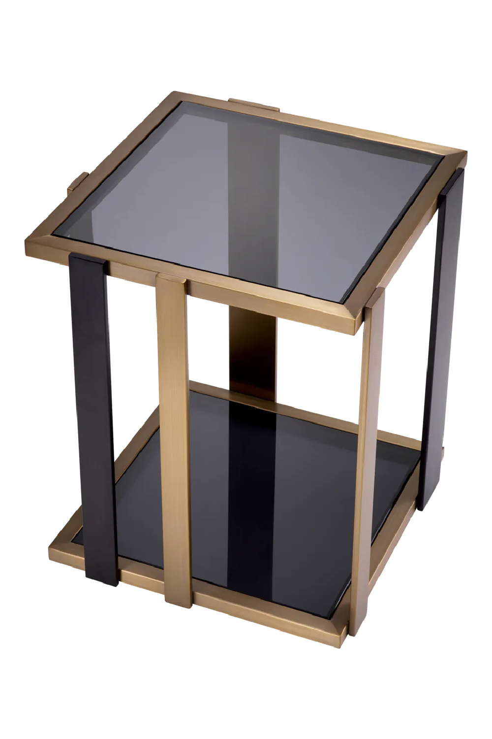 Black Glass Side Table Clio | Eichholtz Miami