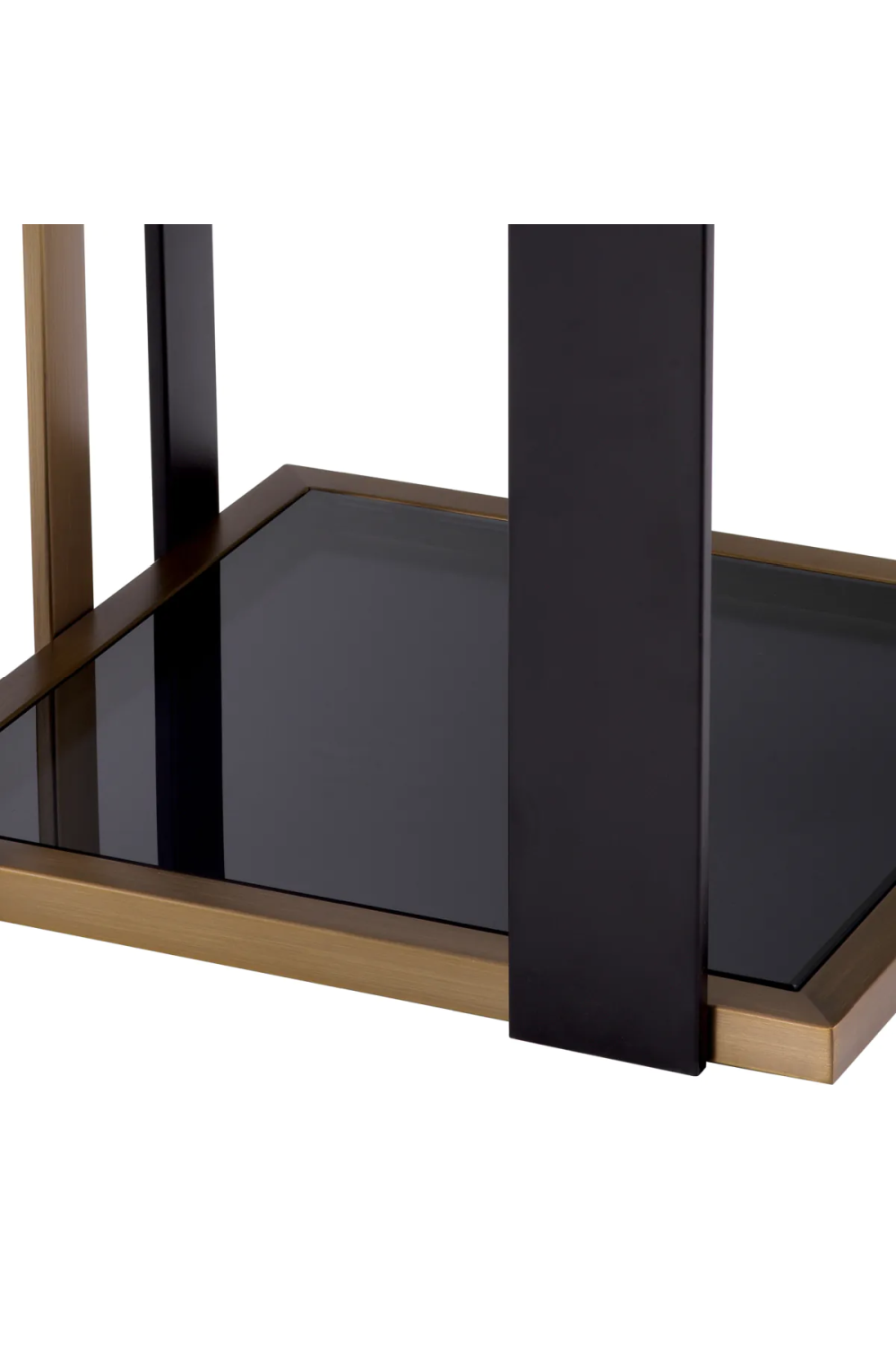 Black Glass Side Table Clio | Eichholtz Miami