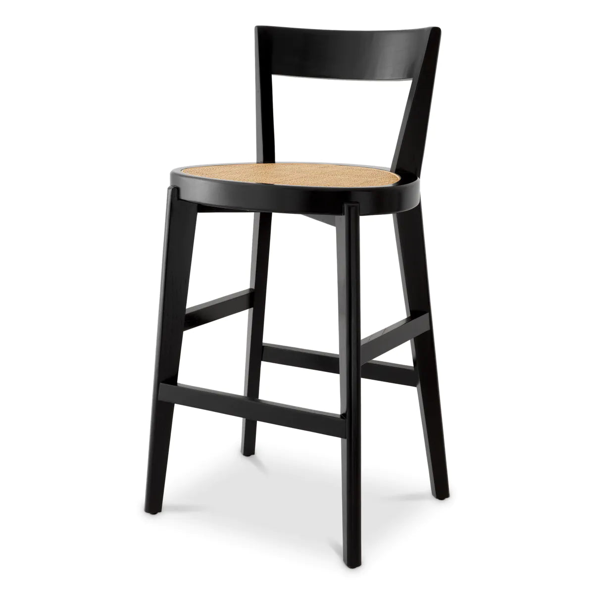 Rattan Seat Bar Stool Alvear | Eichholtz Miami