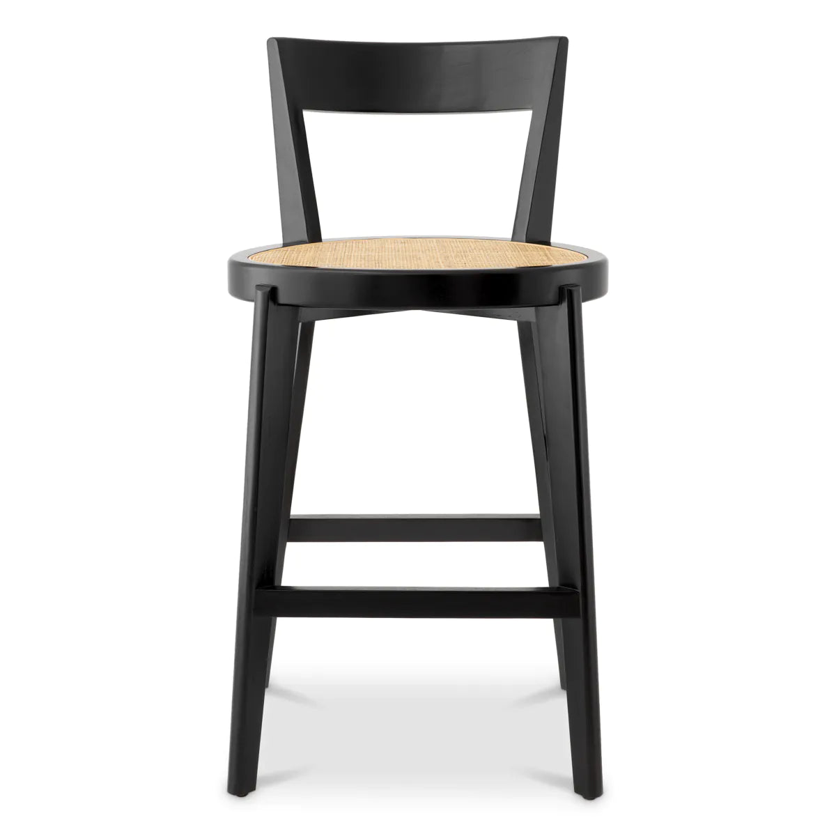Rattan Seat Bar Stool Alvear | Eichholtz Miami