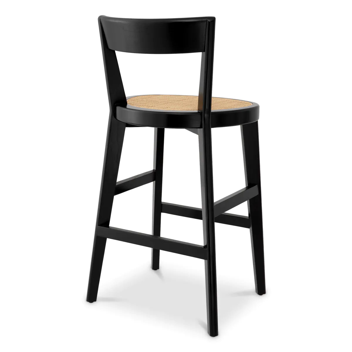 Rattan Seat Bar Stool Alvear | Eichholtz Miami