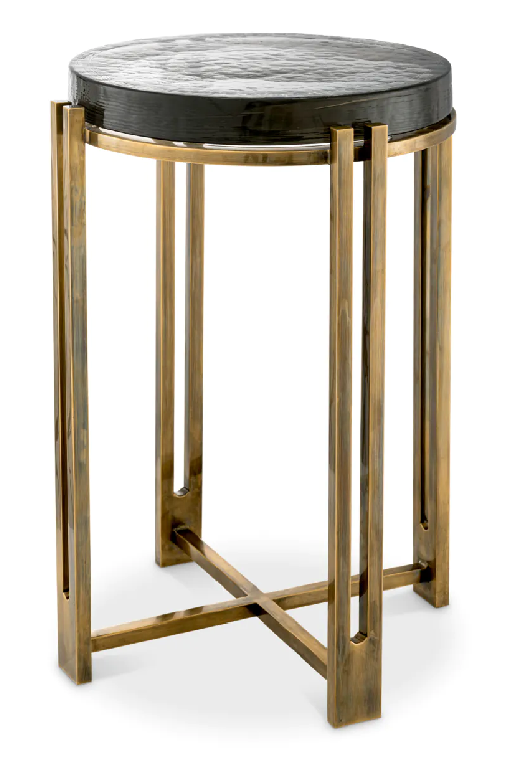 Vintage Glass Side Table Claremont | Eichholtz Miami