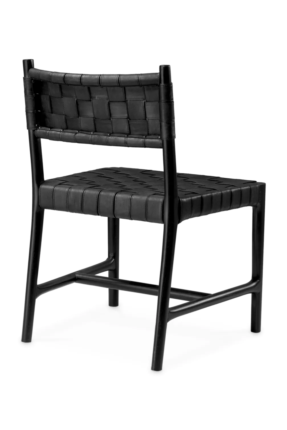 Woven Leather Dining Chair Tiberio | Eichholtz Miami