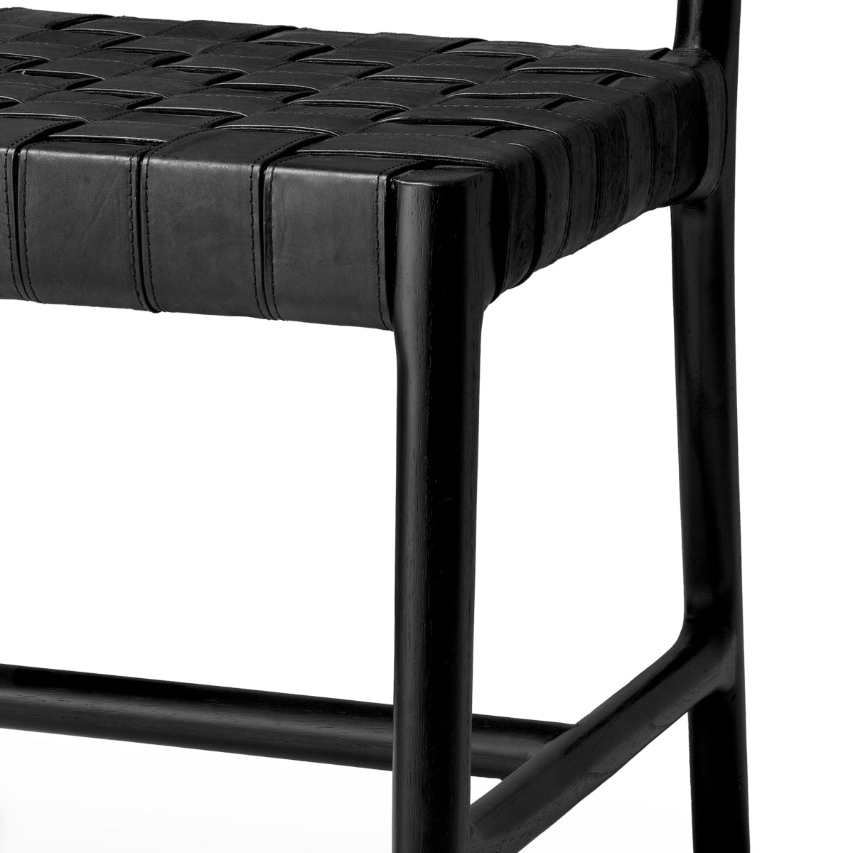 Woven Leather Dining Chair Tiberio | Eichholtz Miami