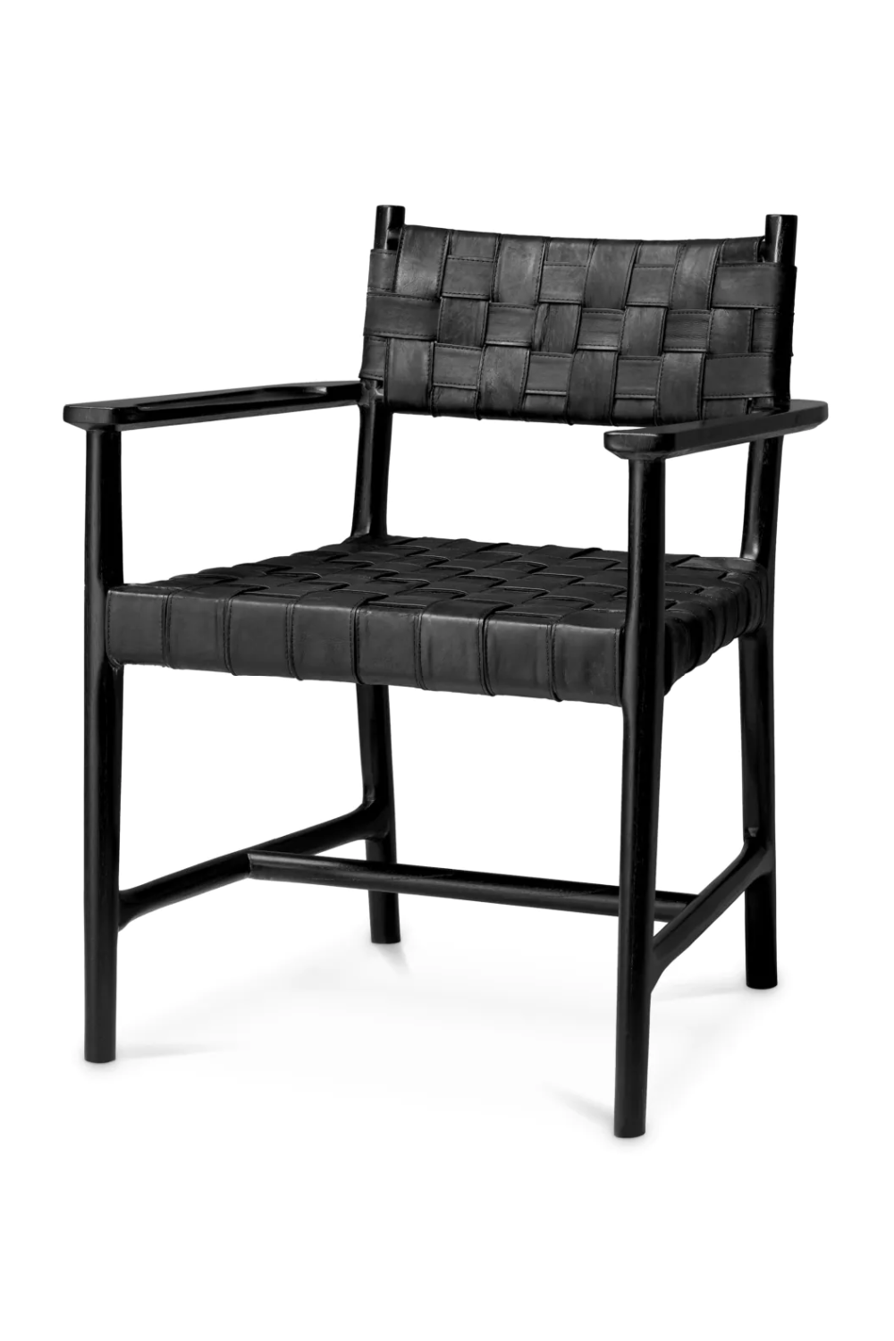Woven Leather Dining Armchair Tiberio | Eichholtz Miami