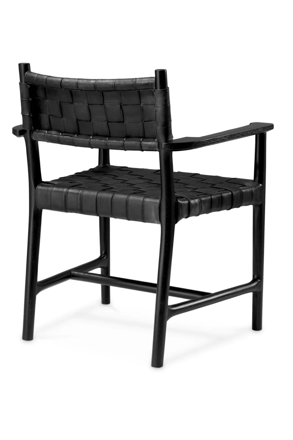 Woven Leather Dining Armchair Tiberio | Eichholtz Miami