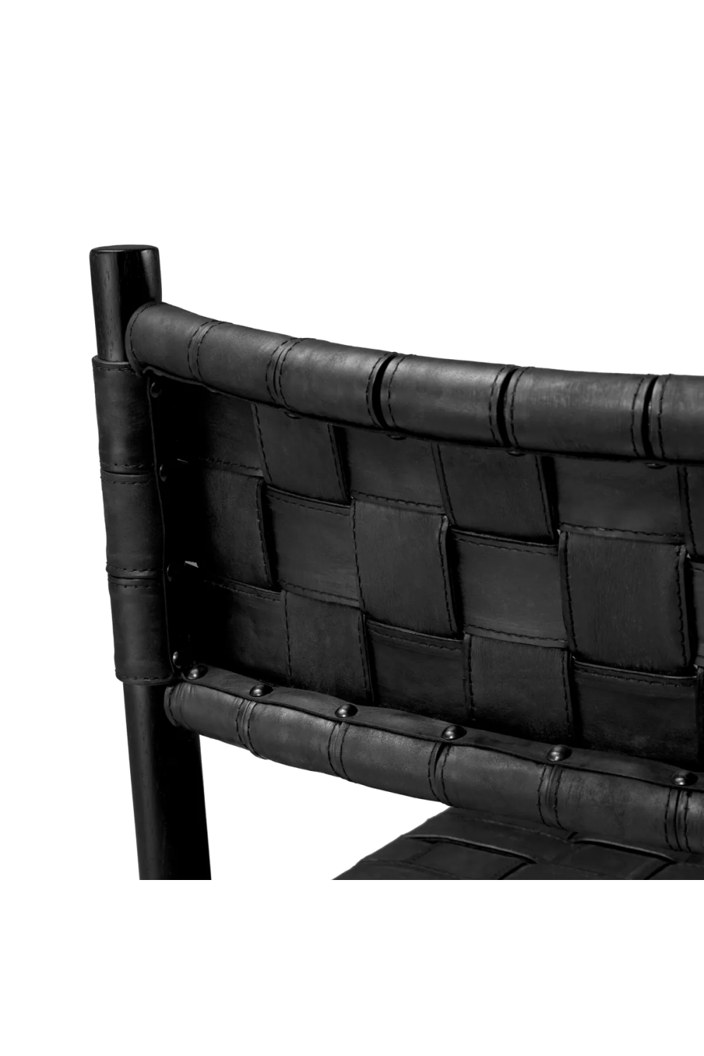 Woven Leather Dining Armchair Tiberio | Eichholtz Miami