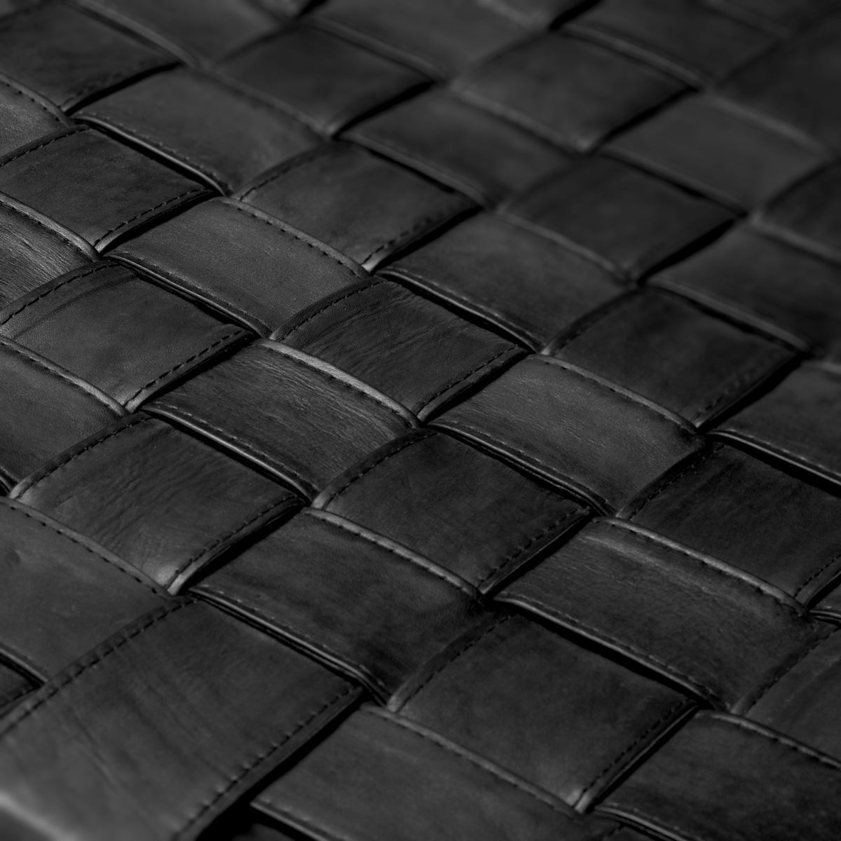 Woven Leather Lounge Chair Tiberio | Eichholtz Miami