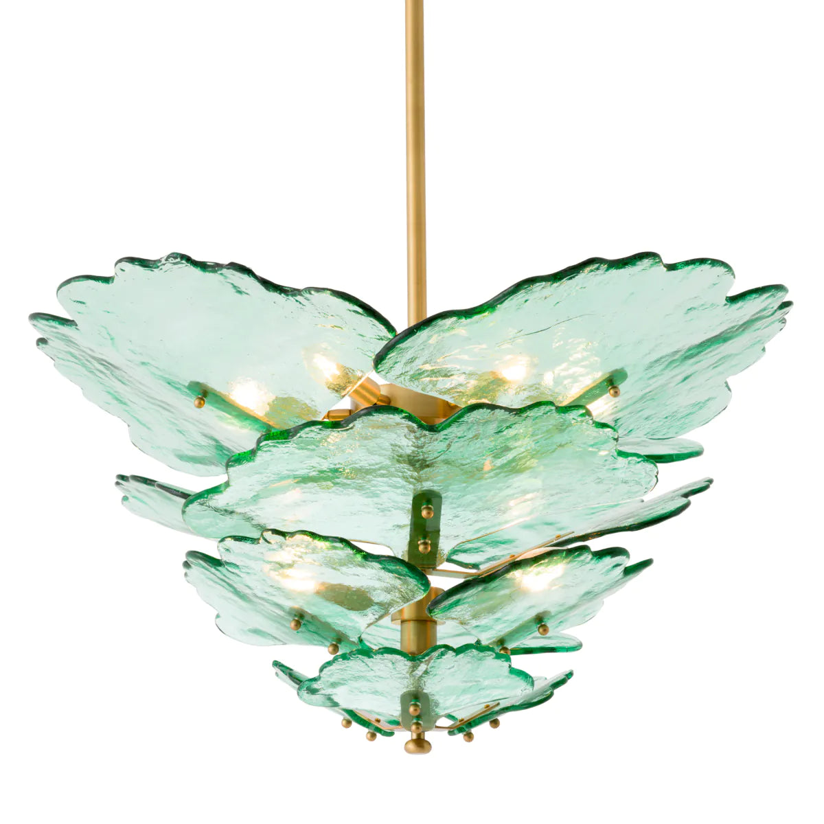 Glass Petals Chandelier Florina | Eichholtz Miami