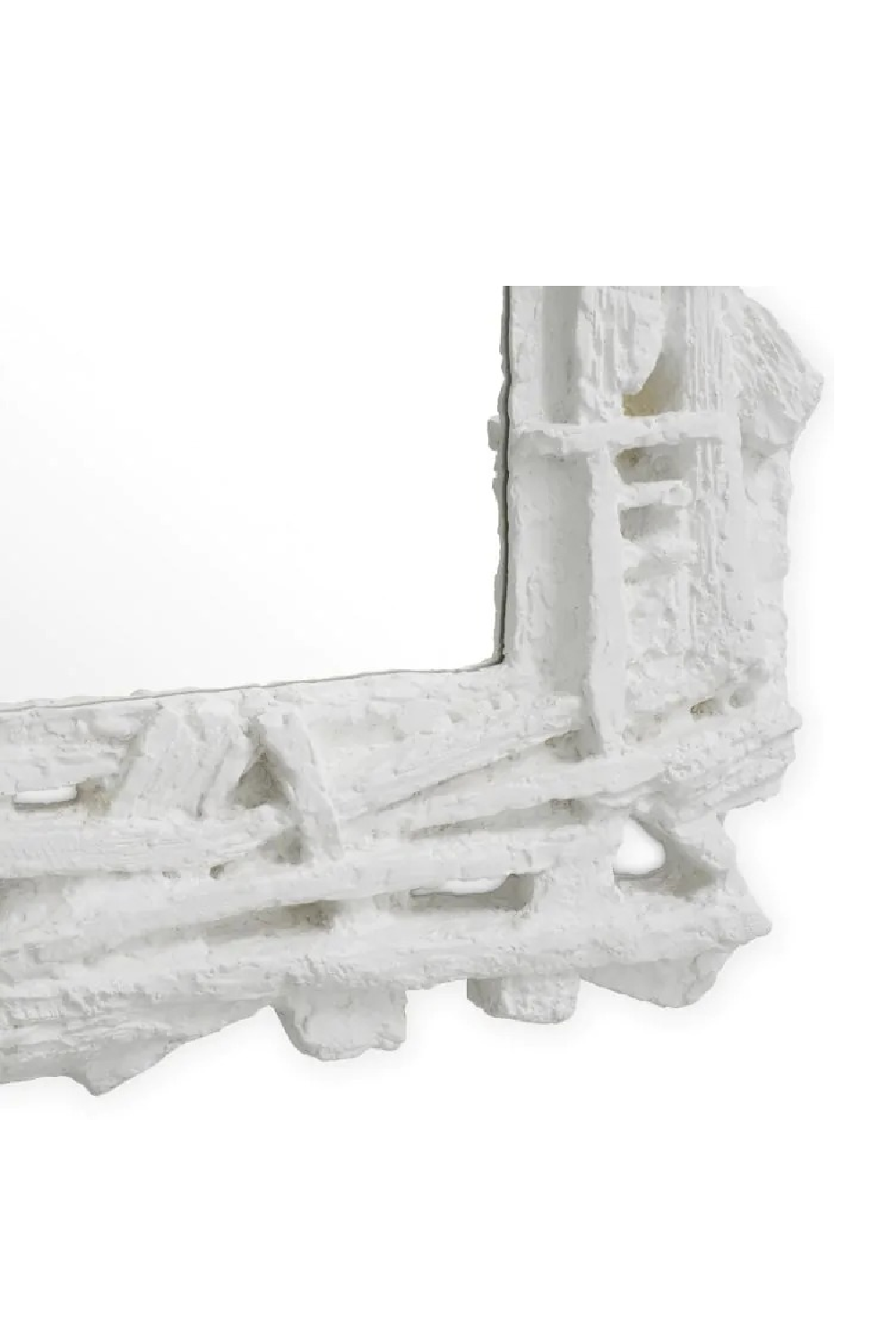 Matte White Mirror Masonic | Eichholtz Miami