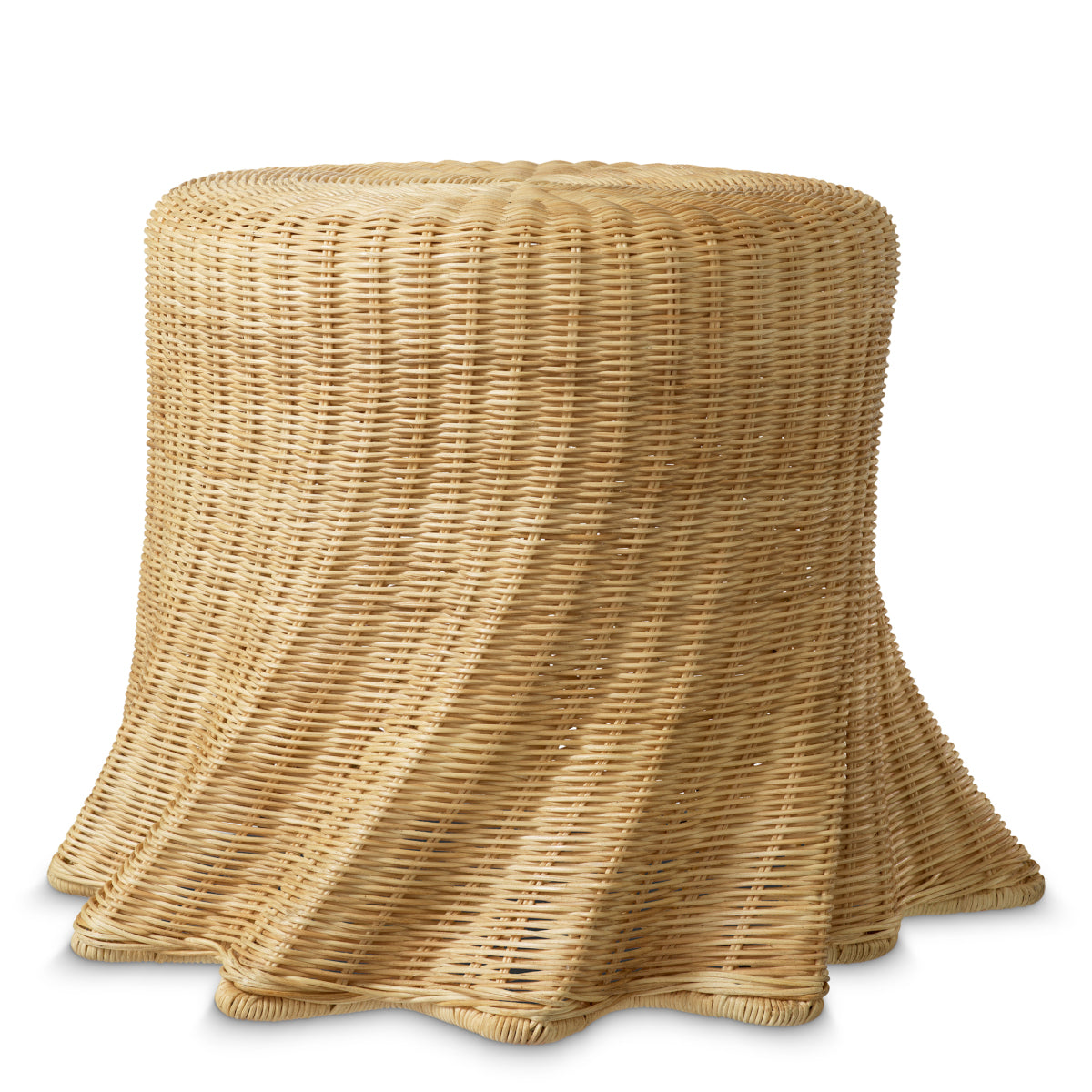 Natural Rattan Side Table Rolph | Eichholtz Miami