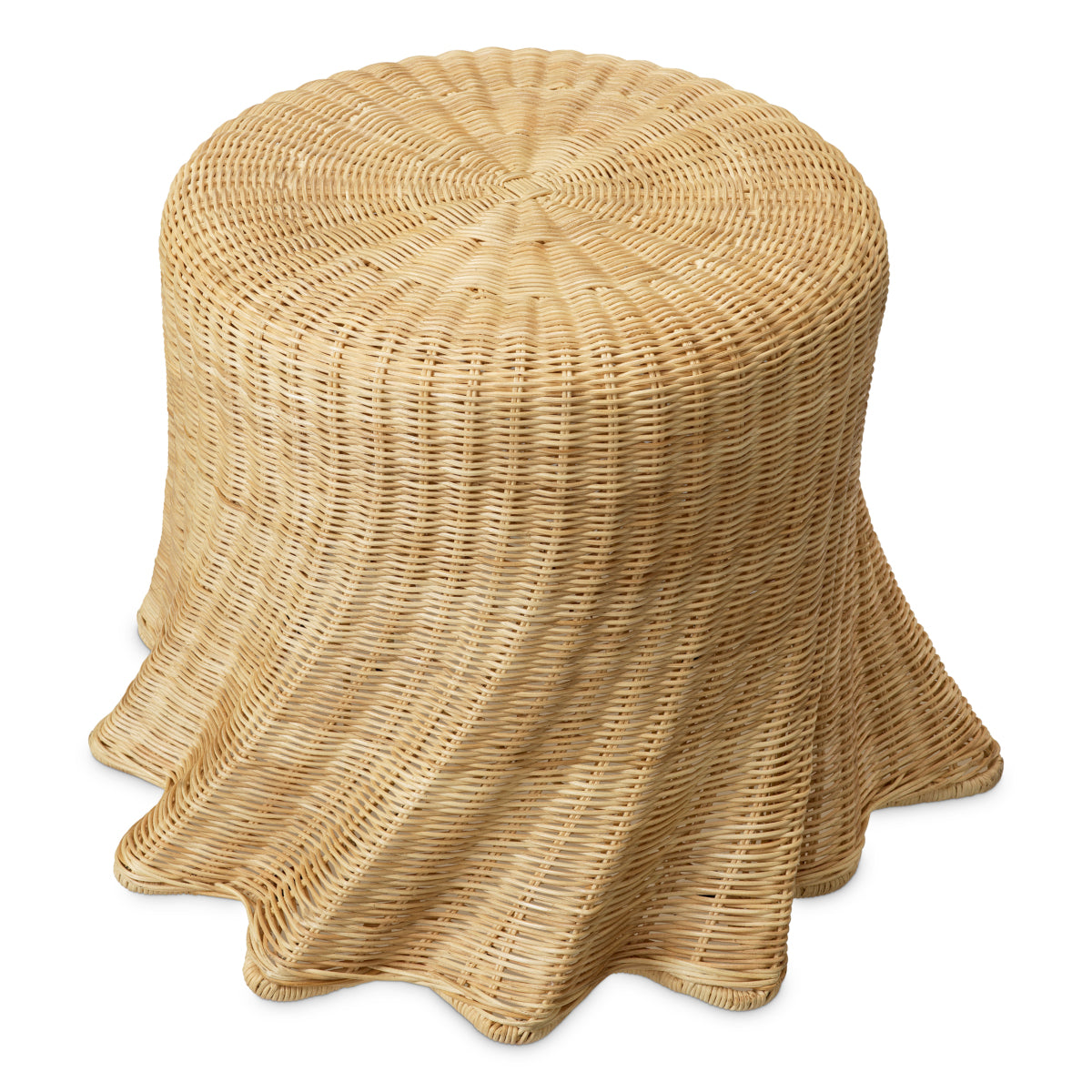 Natural Rattan Side Table Rolph | Eichholtz Miami