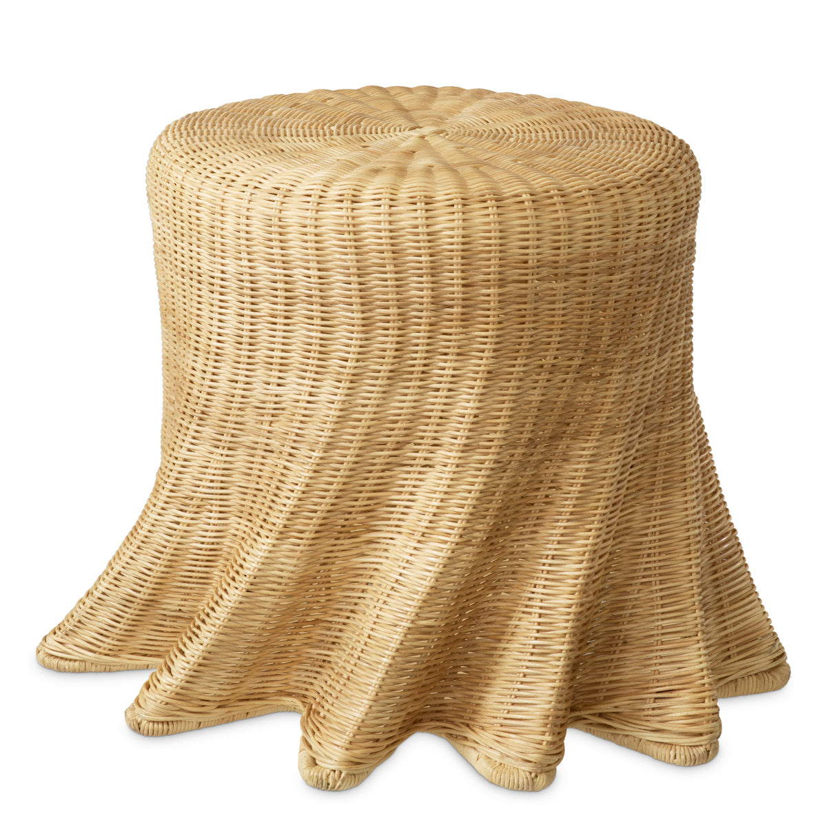Natural Rattan Side Table Rolph | Eichholtz Miami