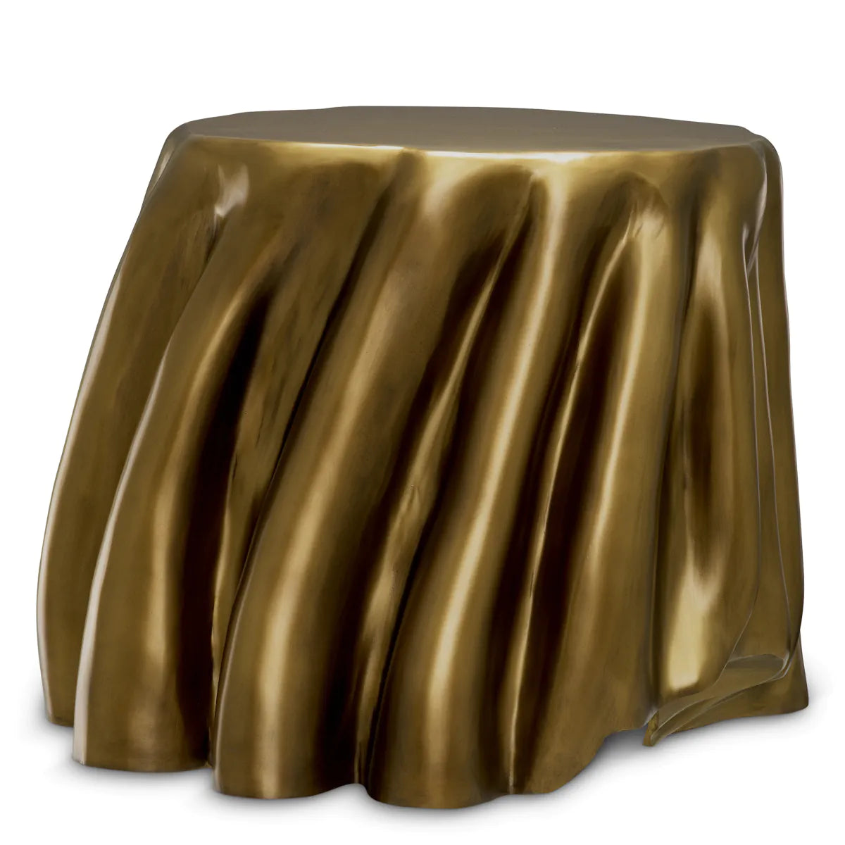 Vintage Brass Side Table Chabot | Eichholtz Miami